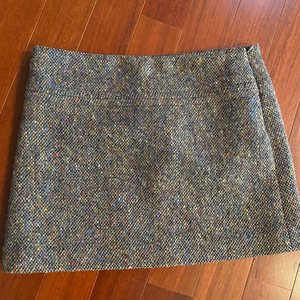 Theory Wool Mini Skirt Size 0